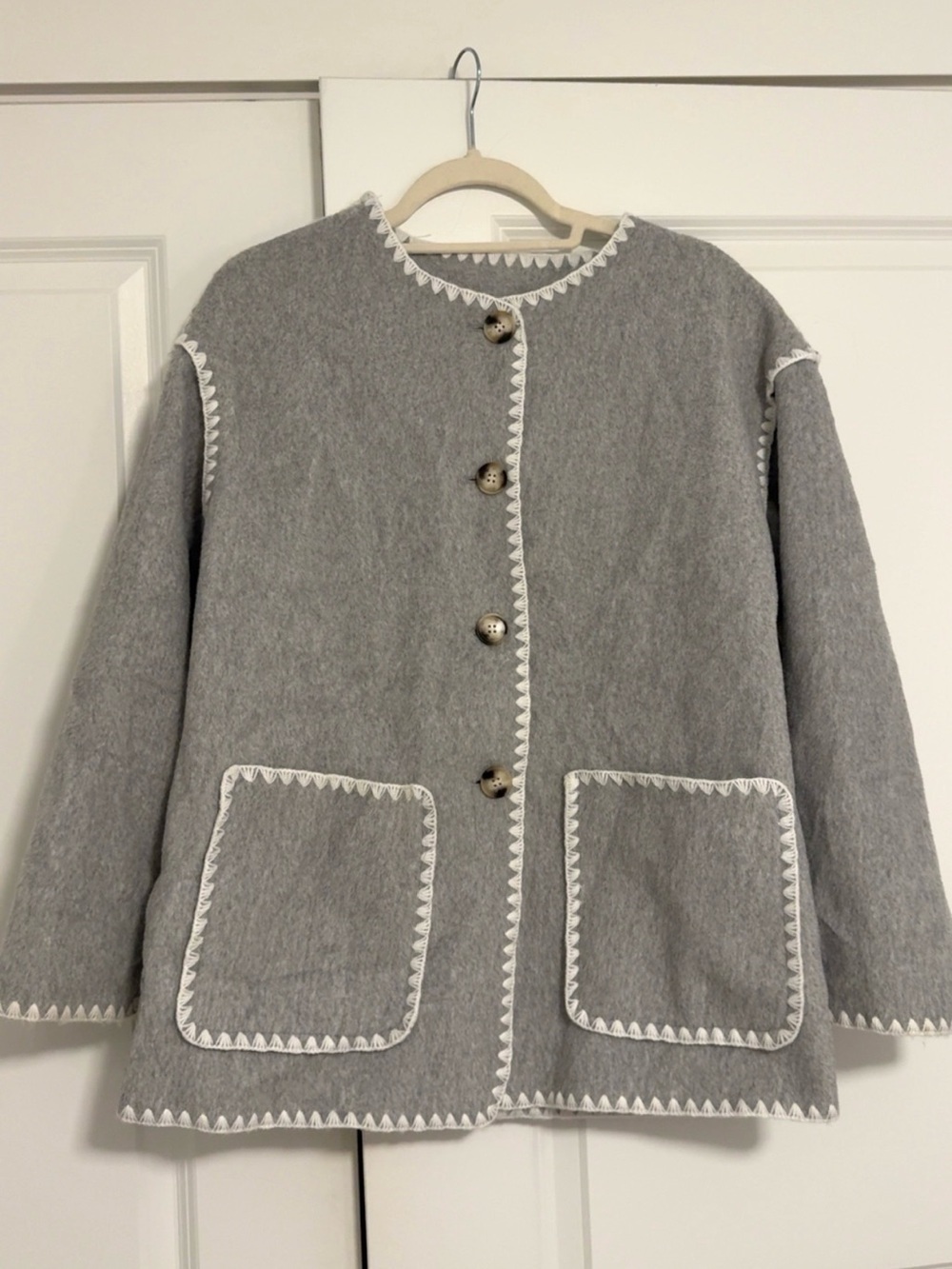 Wool Jacket & Scarf Set - Picture 4 of 9